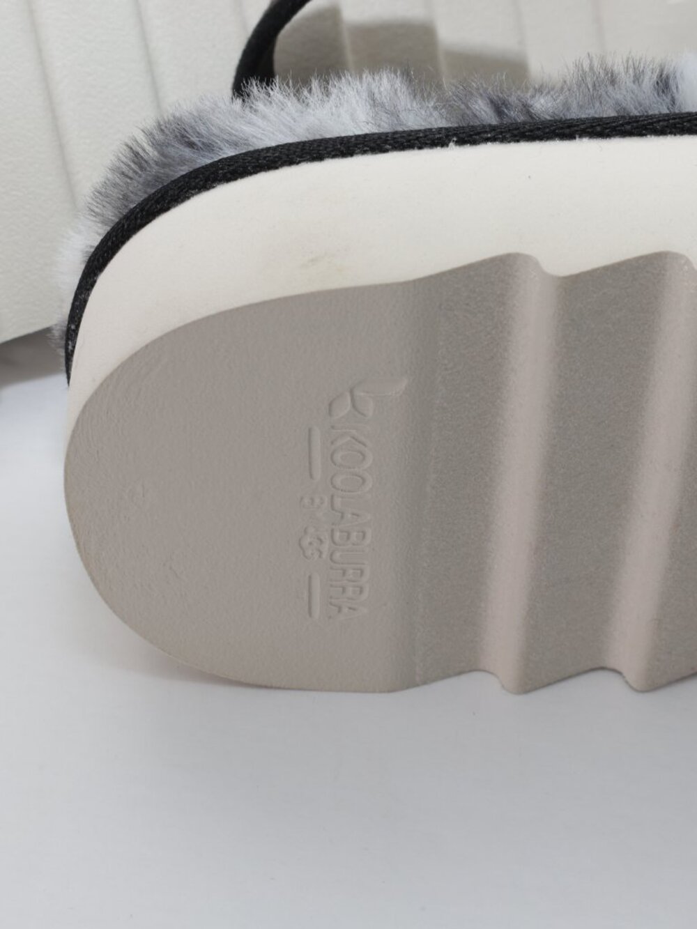 Koolaburra By UGG Fuzzed Out Cheetah Women's Size 9 Black White Slide Sand - Picture 6 of 11